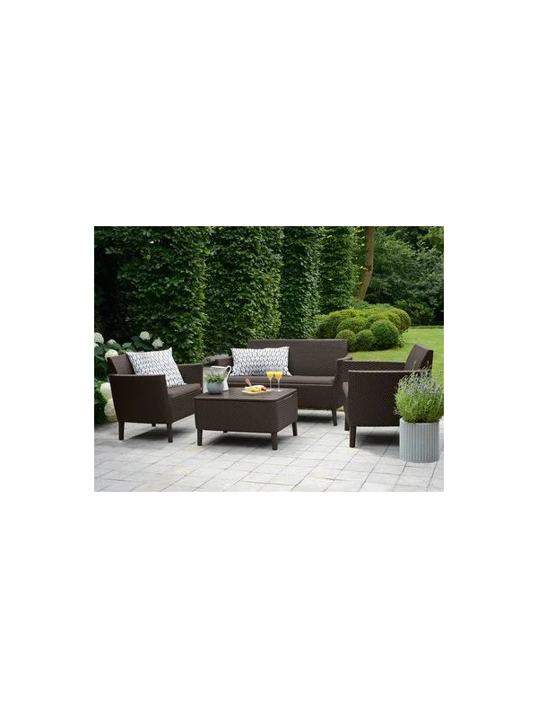 Комплект мебели Salemo 2-sofa set (Салемо), коричневый