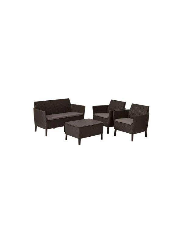 Комплект мебели Salemo 2-sofa set (Салемо), коричневый
