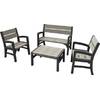 Набор уличной мебели WLF Bench-Set -brwgry-ee STD Cu