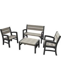Набор уличной мебели WLF Bench-Set -brwgry-ee STD Cu