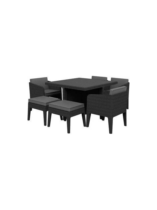 Комплект мебели KETER Columbia dining set (7 предметов), коричневый