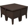 Комплект мебели KETER Columbia dining set (5 предметов), графит