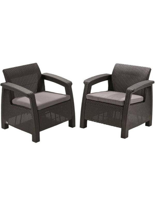 Комплект мебели Corfu Duo Set (Корфу Дуо Сэт), бежевый