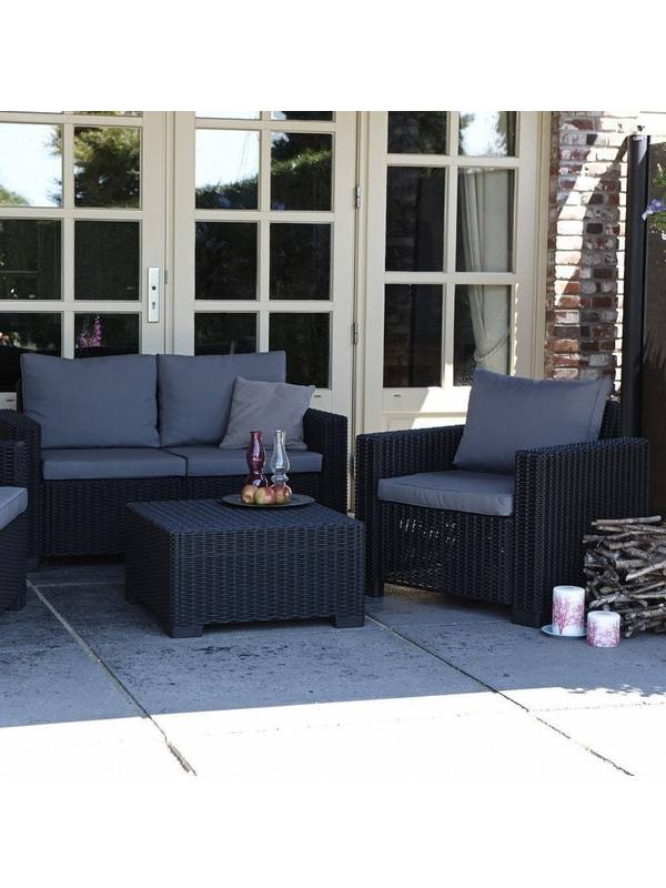 Комплект мебели KETER California 2 Seater, графит