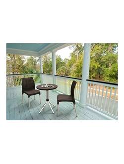 Набор мебели CHELSEA SET (2 стула+столик), коричневый