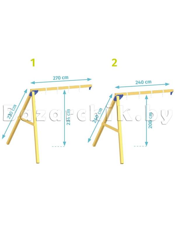 Стойка для качелей 240х208 см