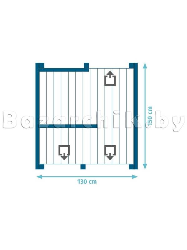 Набор для строительства детской площадки BEACH HUT 150 см
