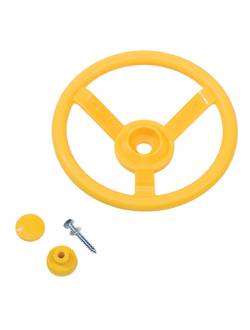Руль детский пластиковый KBT - желтый