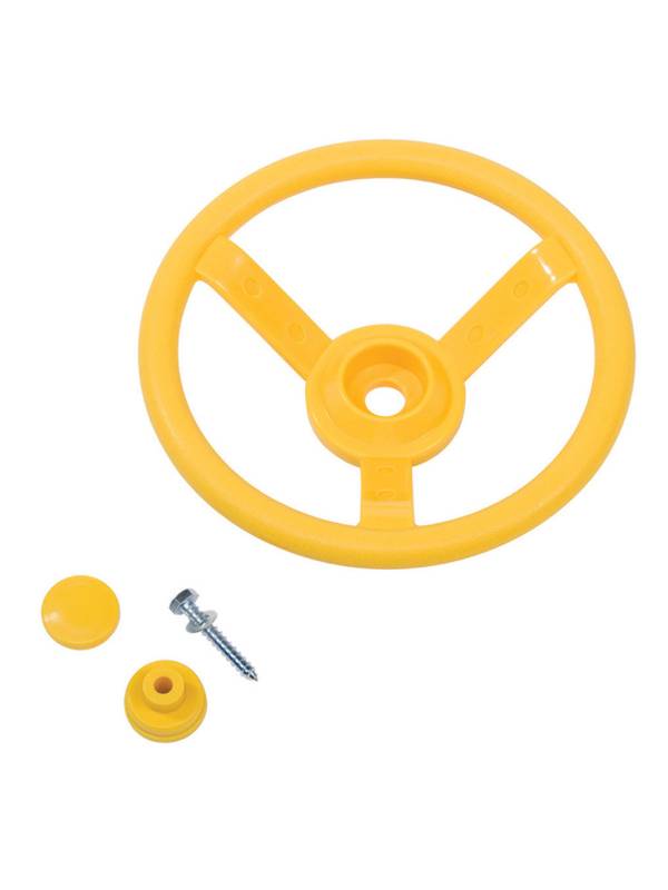 Руль детский пластиковый KBT - желтый