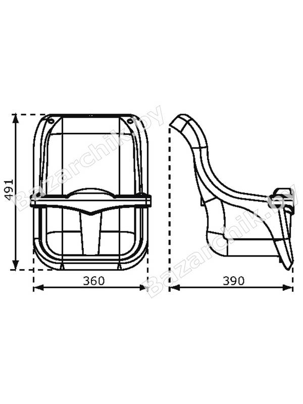 Детские качели "Baby Luxe" KBT пурпур/лайм