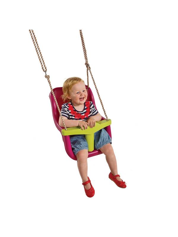 Детские качели "Baby Luxe" KBT пурпур/лайм