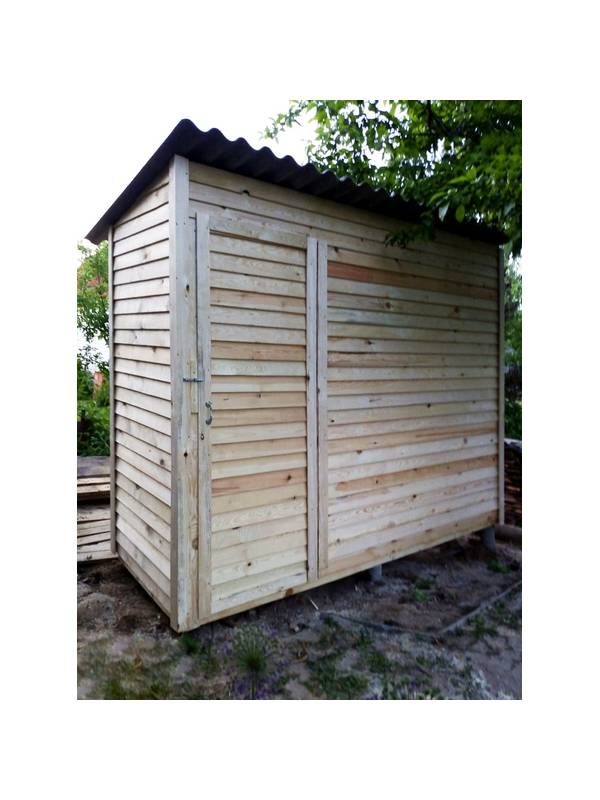 Хозблок одинарный деревянный С1003 (3000х1000)