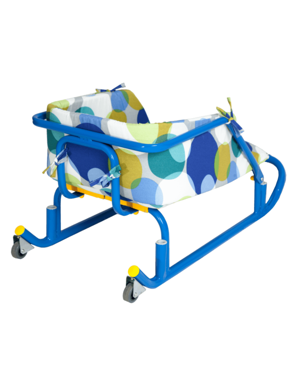 Санки с колесиками и матрасом с939