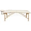 Массажный стол складной 2-х секционный деревянный 60см Atlas Sport (бежевый)