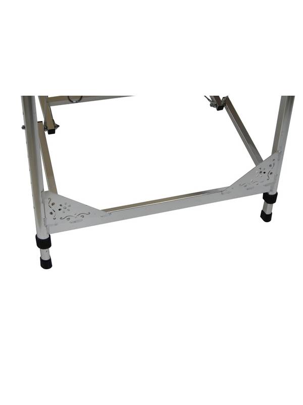 Массажный стол складной 2-х секционный алюминиевый 70см LUX PU Atlas Sport (бургунди)