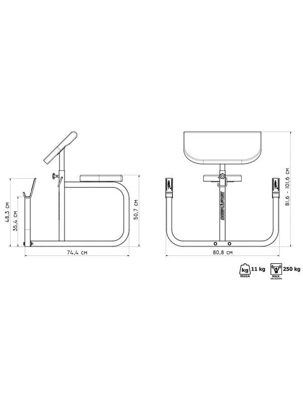 Скамья Скотта Marbo Sport MH-L10S
