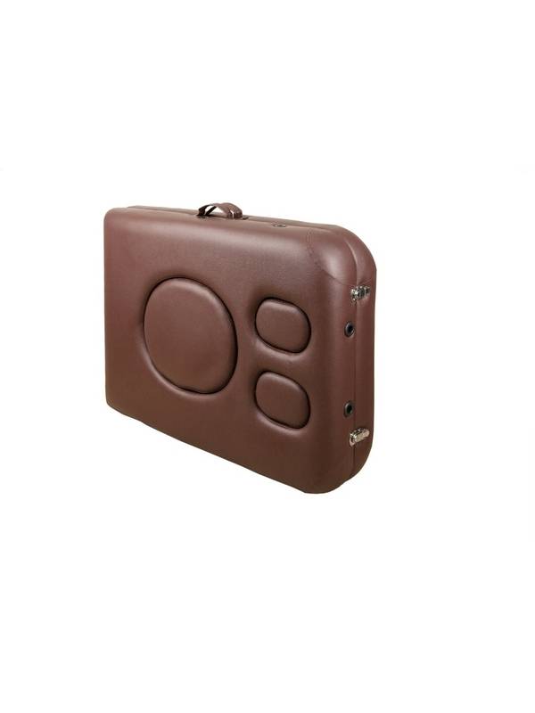 Массажный стол складной 2-х секционный деревянный 70 см Atlas Sport для беременных (кофейный)