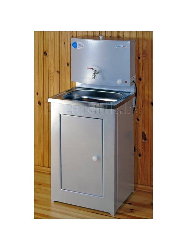 Умывальник дачный Акватекс с подогревом 17 л (белое золото)