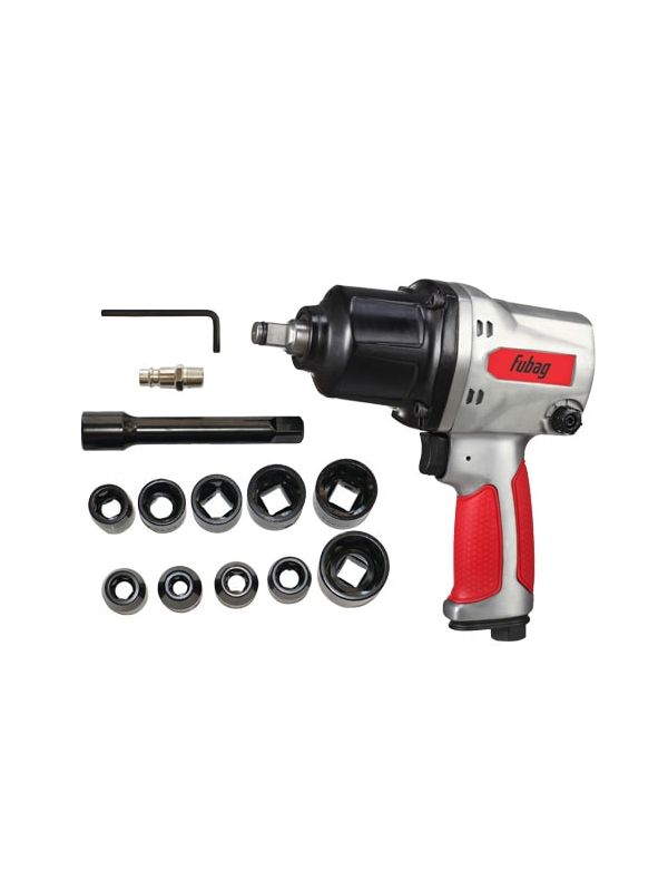 Пневмогайковерт ударный FUBAG IW900 1/2 " 100195 + набор