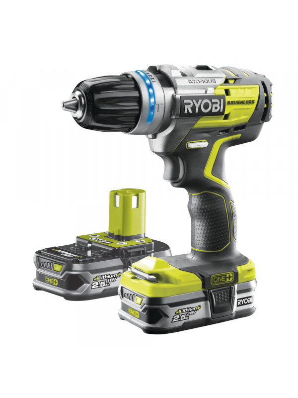 ONE + / Ударная дрель-шуруповерт RYOBI R18PDBL-225S