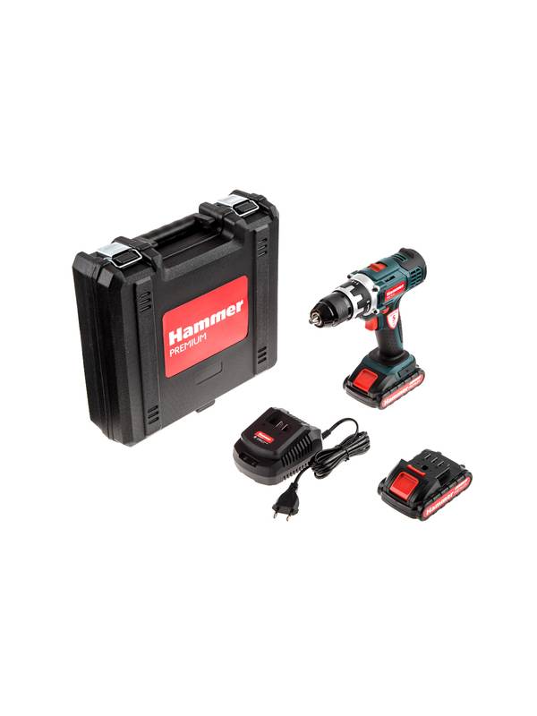 Дрель-шуруповерт аккумуляторная Hammer ACD183Li 2.0 PREMIUM