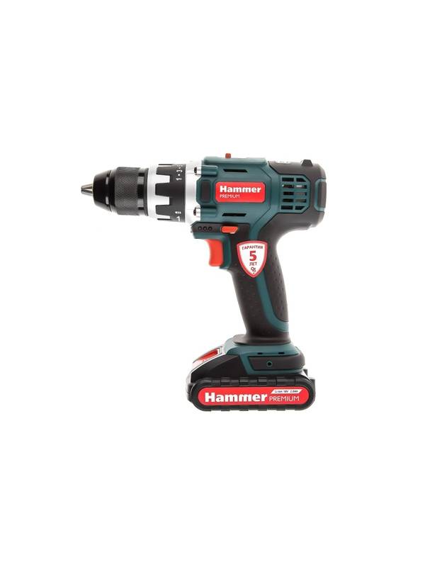 Дрель-шуруповерт аккумуляторная Hammer ACD183Li 2.0 PREMIUM