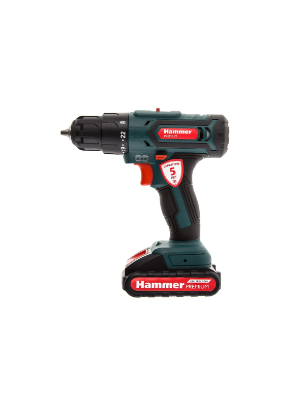 Дрель-шуруповерт аккумуляторная Hammer ACD143Li 2.0 PREMIUM