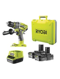 ONE + / Ударная дрель-шуруповерт RYOBI R18PD7-220B