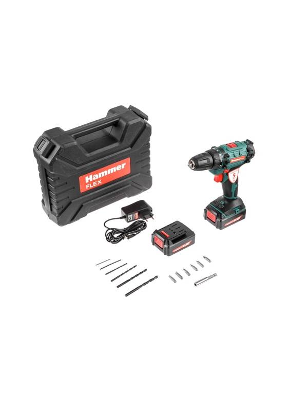 Дрель-шуруповерт аккумуляторная Hammer Flex ACD120Li