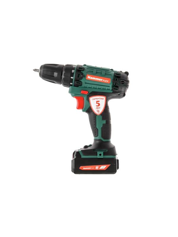 Дрель-шуруповерт аккумуляторная Hammer Flex ACD120Li