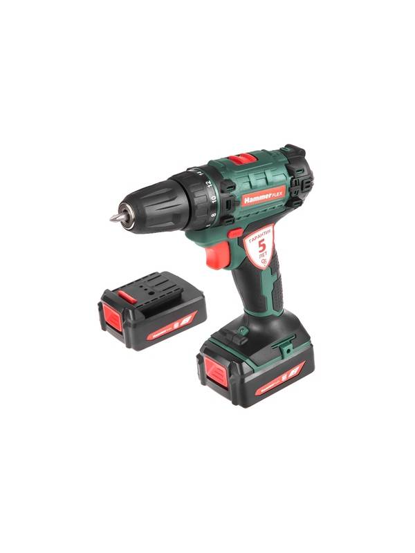 Дрель-шуруповерт аккумуляторная Hammer Flex ACD120Li