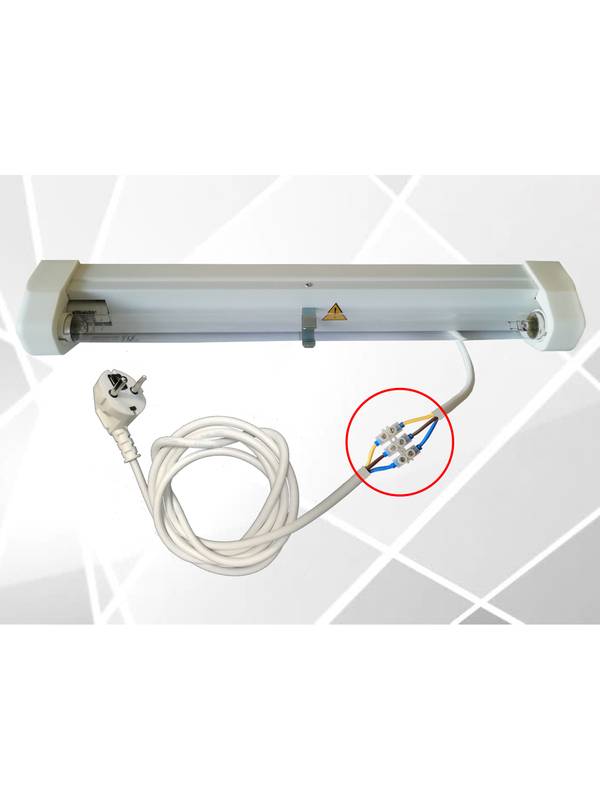 Облучатель бактерицидный ультрафиолетовый Витязь ОБУ-15п (провод с вилкой в комплекте)