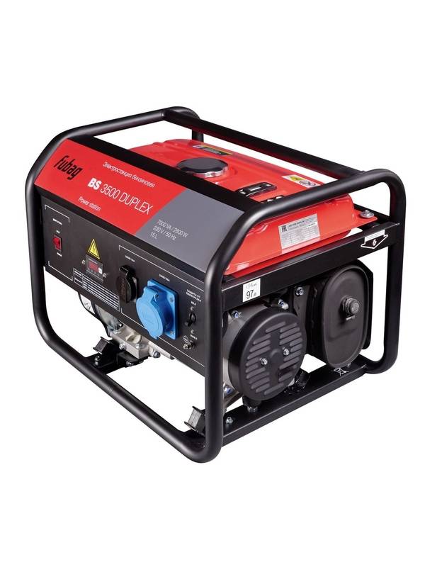 Генератор бензиновый FUBAG BS 3500 Duplex