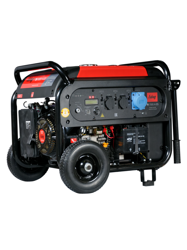 Генератор цифровой FUBAG TI 7000 A ES с электростартером и коннектором автоматики