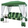 Беседка садовая Премиум (зеленая)