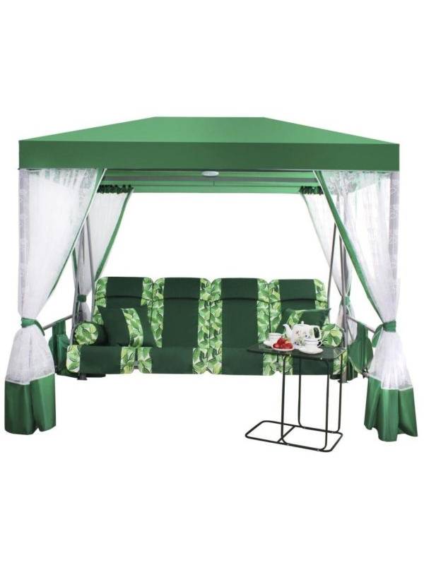 Беседка садовая Премиум (зеленая)