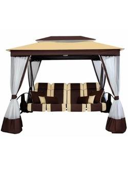 Беседка садовая Люкс (шоколад)