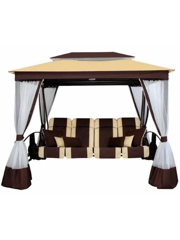 Беседка садовая Люкс (шоколад)