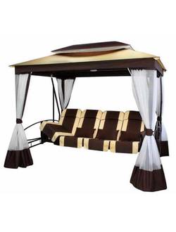 Беседка садовая Люкс (шоколад)