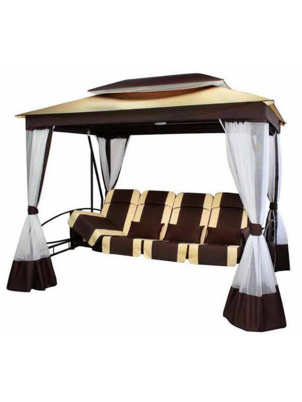 Беседка садовая Люкс (шоколад)