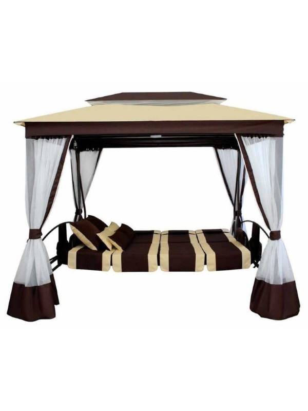 Беседка садовая Люкс (шоколад)