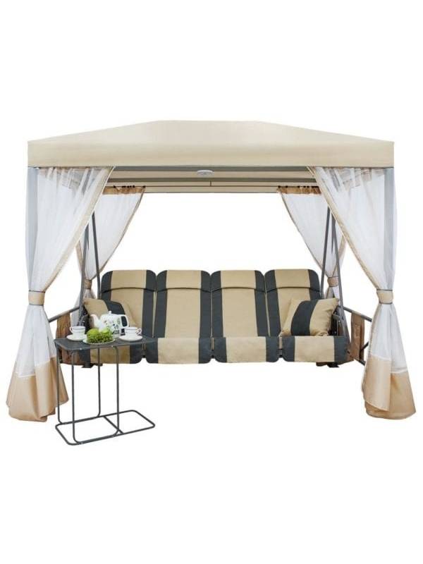 Беседка садовая Премиум (бежевый)
