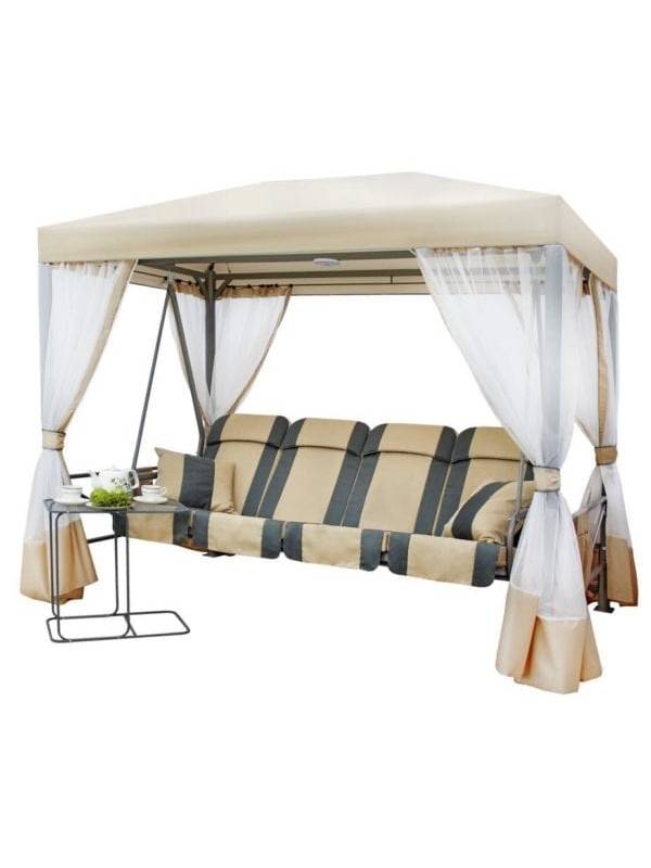 Беседка садовая Премиум (бежевый)