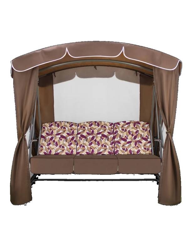 Качели садовые Рандеву Люкс (шоколад)