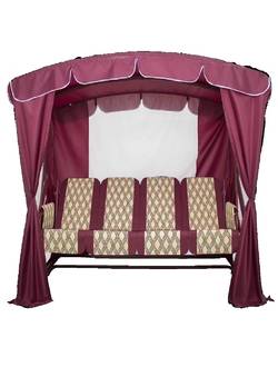 Качели садовые Оазис Люкс Плюс (бордовый)