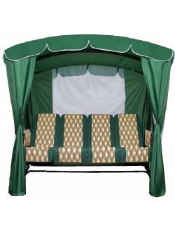 Качели садовые Оазис Люкс Плюс (зеленый)