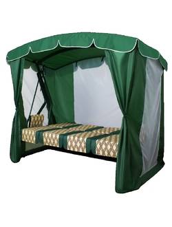 Качели садовые Оазис Люкс Плюс (зеленый)