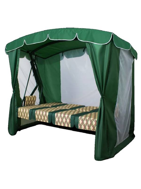 Качели садовые Оазис Люкс Плюс (зеленый)