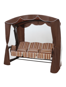 Качели садовые Элит Люкс (шоколад)