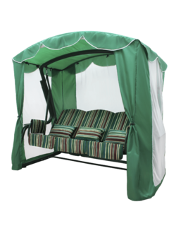 Качели садовые Элит Люкс (зеленый)